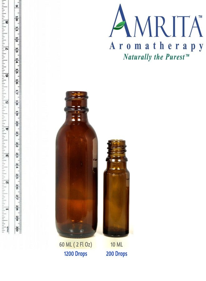 AMRITA Aromatherapy: Mental Energizer Synergy Essential Oil Blend (Natural Energy Booster) Organic Essential Oil Blend of Lemon, Distilled Lime, Peppermint, & Ginger CO2 -Size: 10ML - Image 3